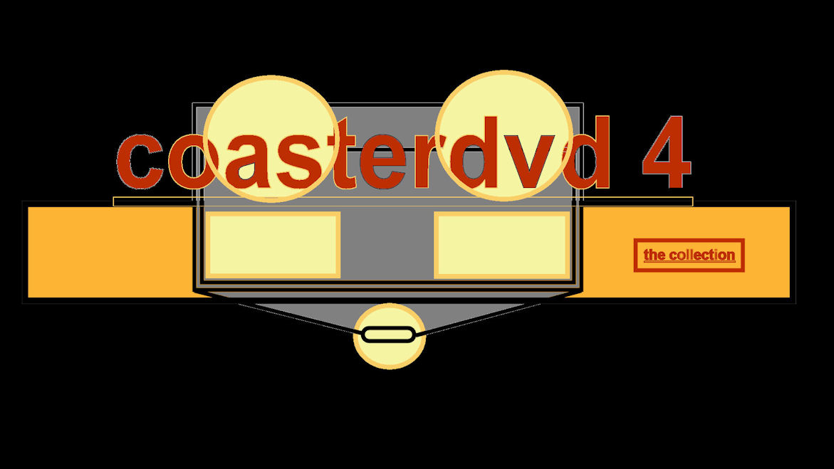 Foto van het coasterdvd 4 logo, het zijn 10 films.