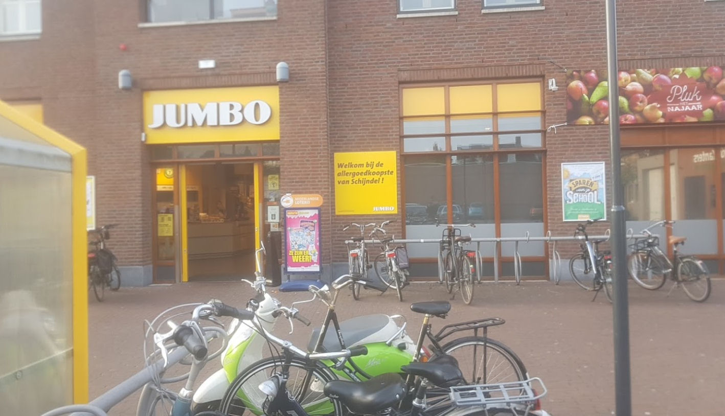 Foto van de Jumbo waar ik boodschappen doe (Sint Jorisplein)
