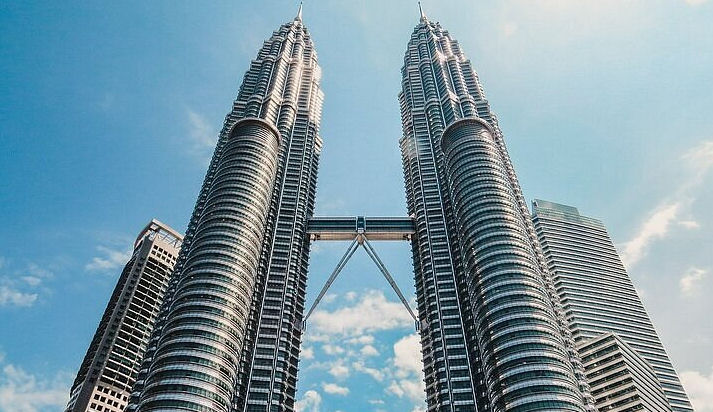 Foto van de petronas towers in Kuala Lumpur